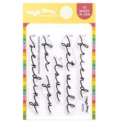 Waffle Flower Stempel - Overlapping Hugs Additions